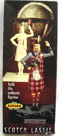 Aurora 1/8 Scotch Lassie, 420-98 plastic model kit